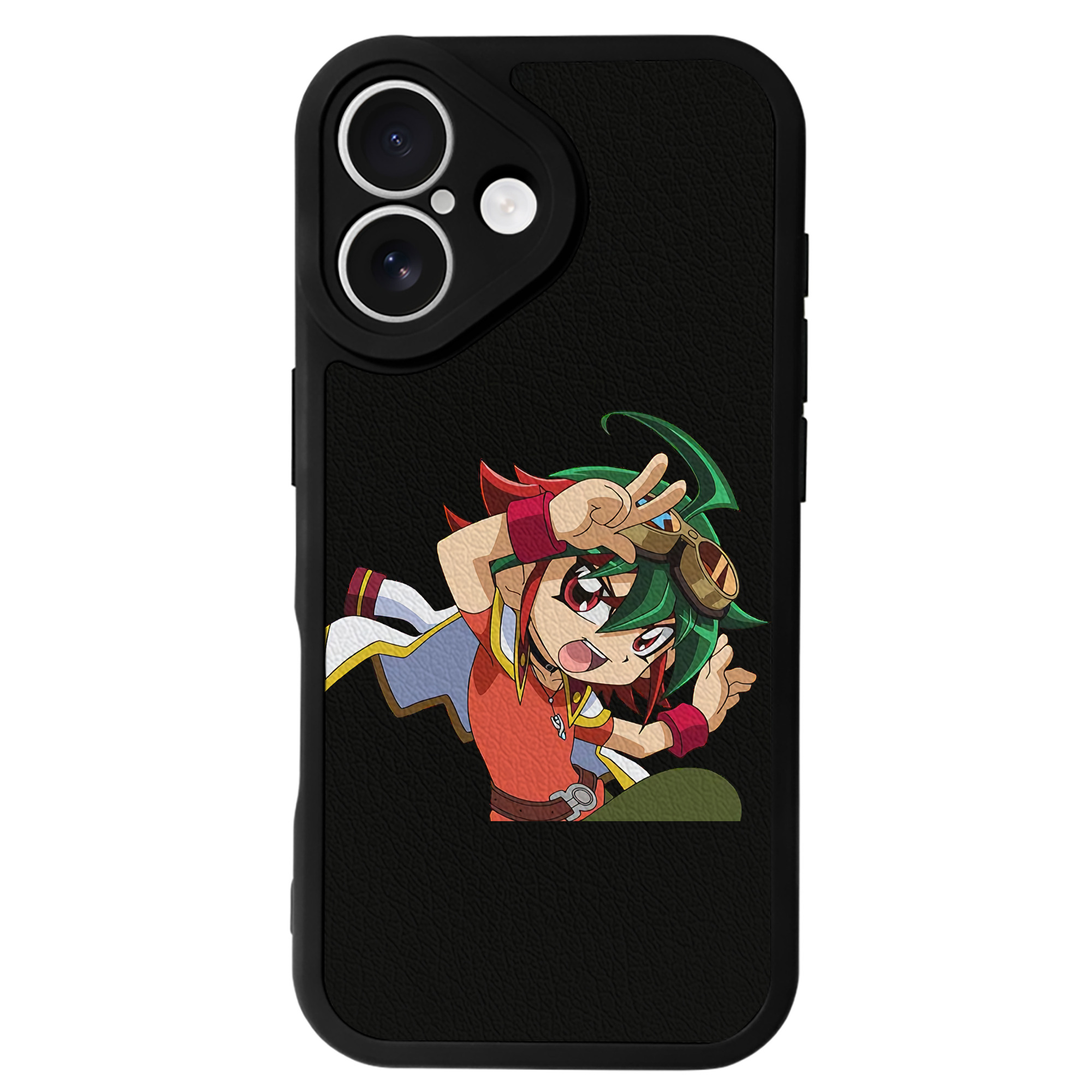 遊☆戯☆王 Yu-Gi-Oh! 【iPhone 16シリーズ対応】シリコンスマホケース（レザー調） 材質：シリコン
